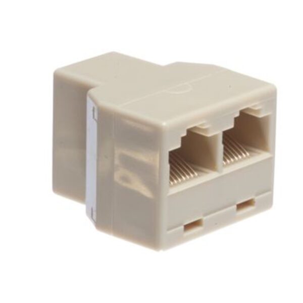 رابط 2 به 1 مادگی سوکت تلفن مدل RJ11